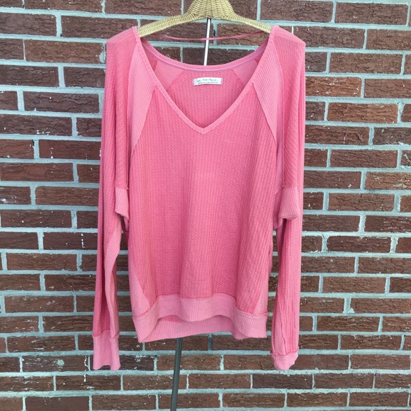 We The Free Tops - We The Free Waffle Knit Long Bat SleeveSweater